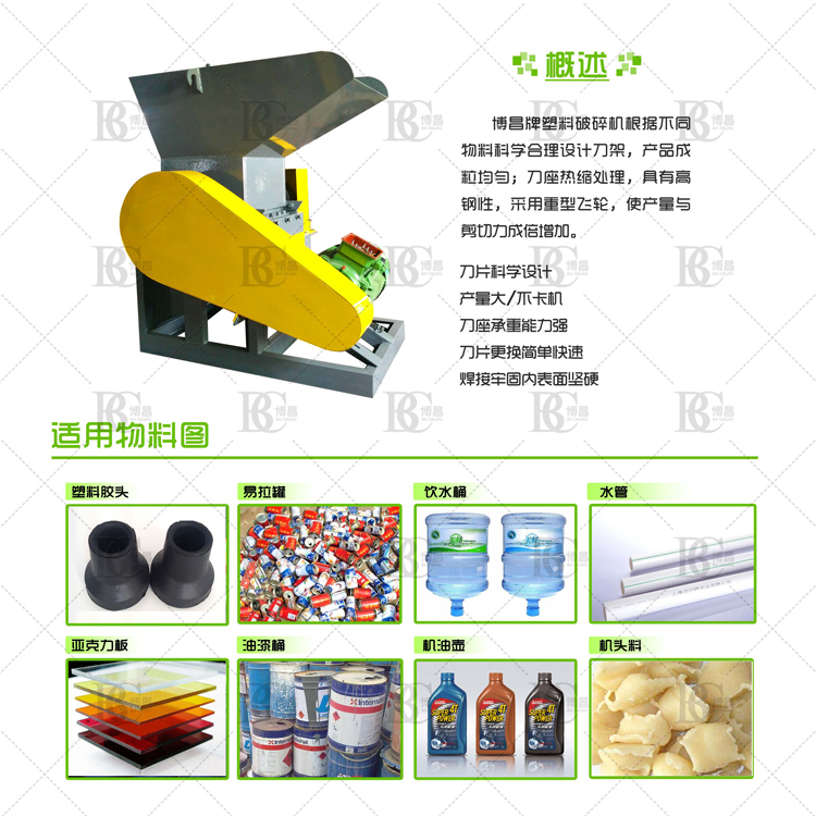 塑料水果框破碎機